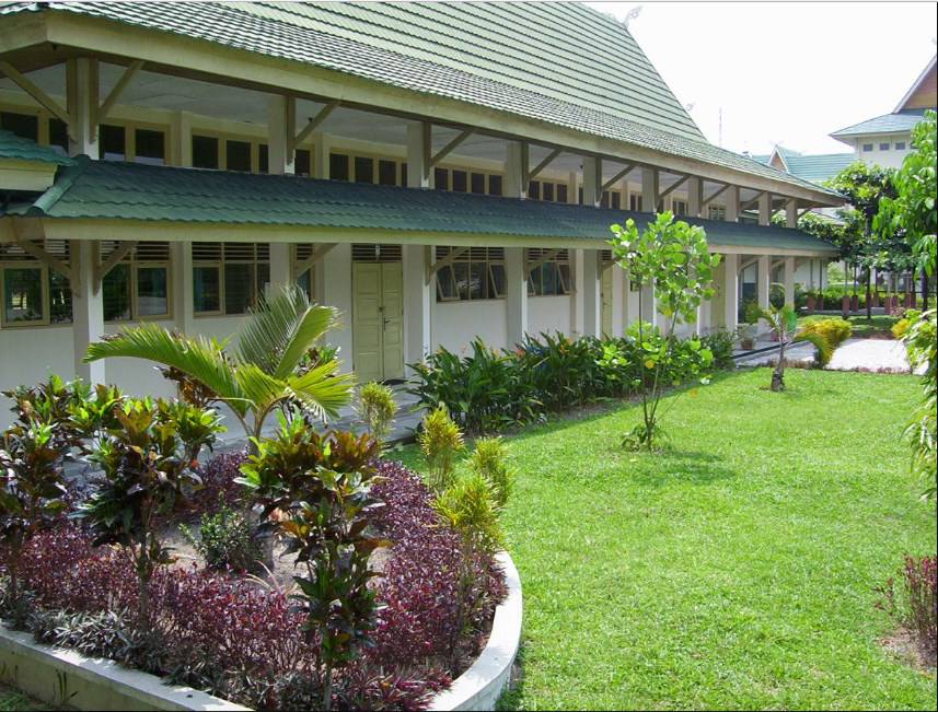 Cet Taman Sekolah Yang Unik - Desain Gapura Sekolah Modern - Nusagates