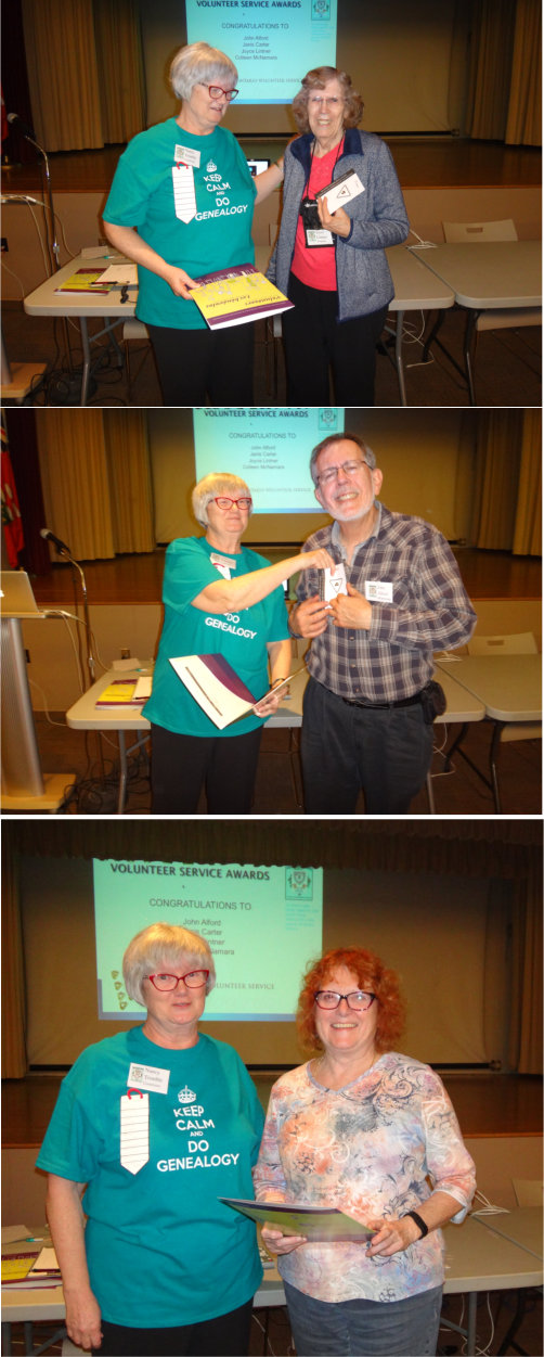 Durham Region Branch OGS Ontario Volunteer Service Awards for Durham Region Branch Durham Region Branch OGS Ontario Volunteer Service Awards for Durham Region Branch