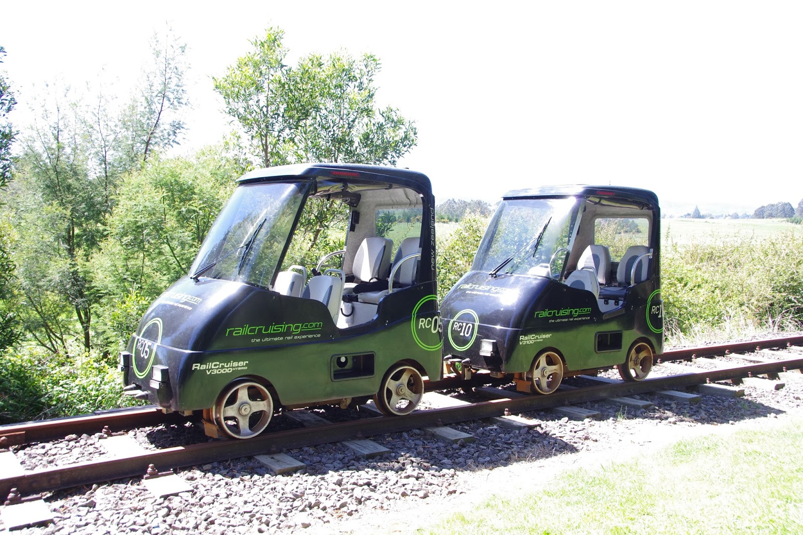 Travels and Birds Rotorua SelfDrive Rail Cars