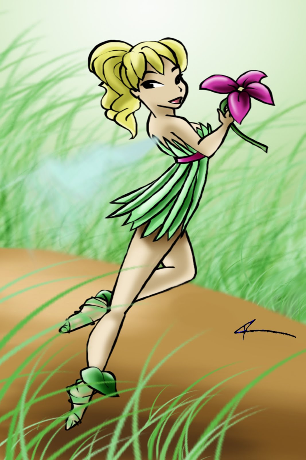 "Fairy with Flower"