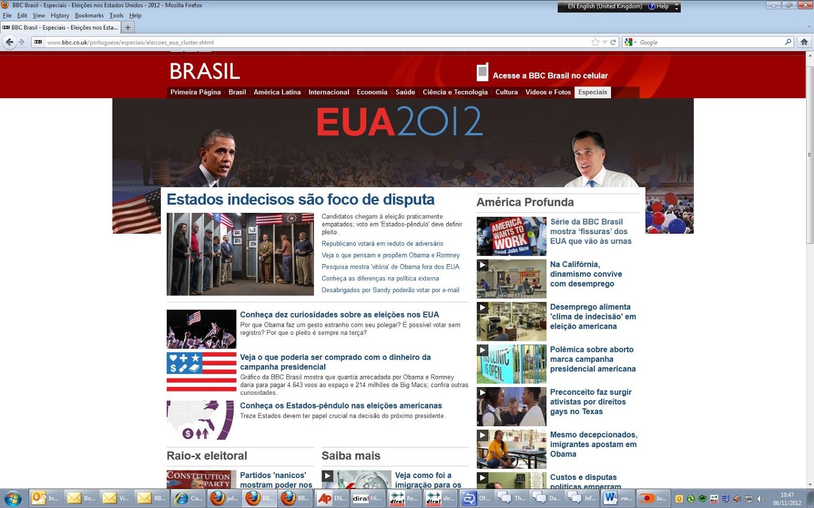 Learning Brazilian Portuguese US Election Coverage From BBC Brasil