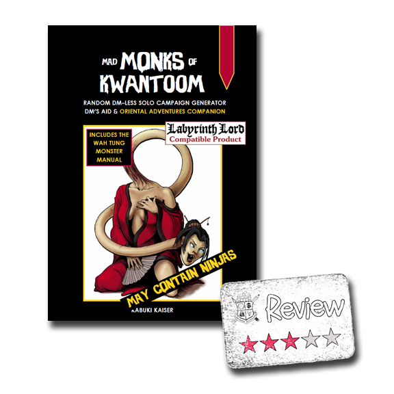 Frugal GM Review: Mad Monks of Kwantoom