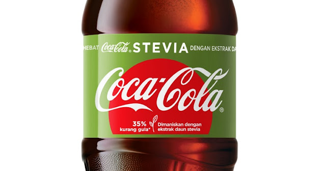 The new "Coke Stevia" — apparently 35% less sugar. coca cola stevia