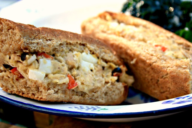 Baked tuna and egg sandwiches with Ocean Wise tuna