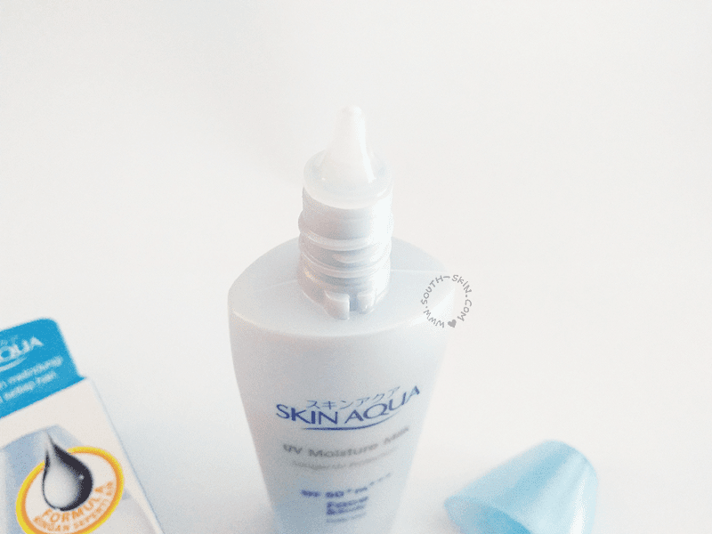 mulut-botol-skin-aqua-uv-moisture-milk-spf-50
