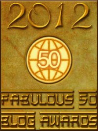 Winner - 2012 Fabulous 50 Blog Awards