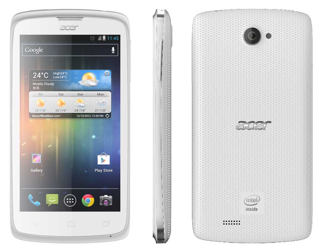 Spesifikasi dan Harga Acer Liquid C1 Ponsel Android dengan Intel Atom Z2420