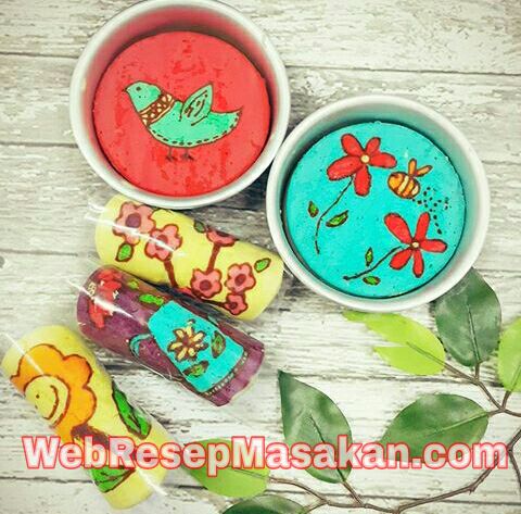 resep bolu lipat lukis karakter polkadot resep bolu lipat lukis karakter polkadot