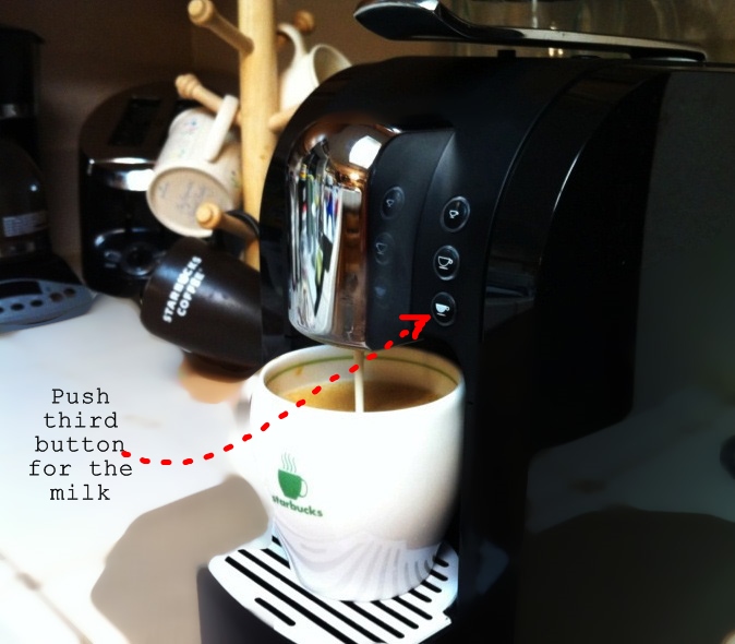 Starbucks Verismo Create Your Perfect Caffè Latte in 3 Simple Steps