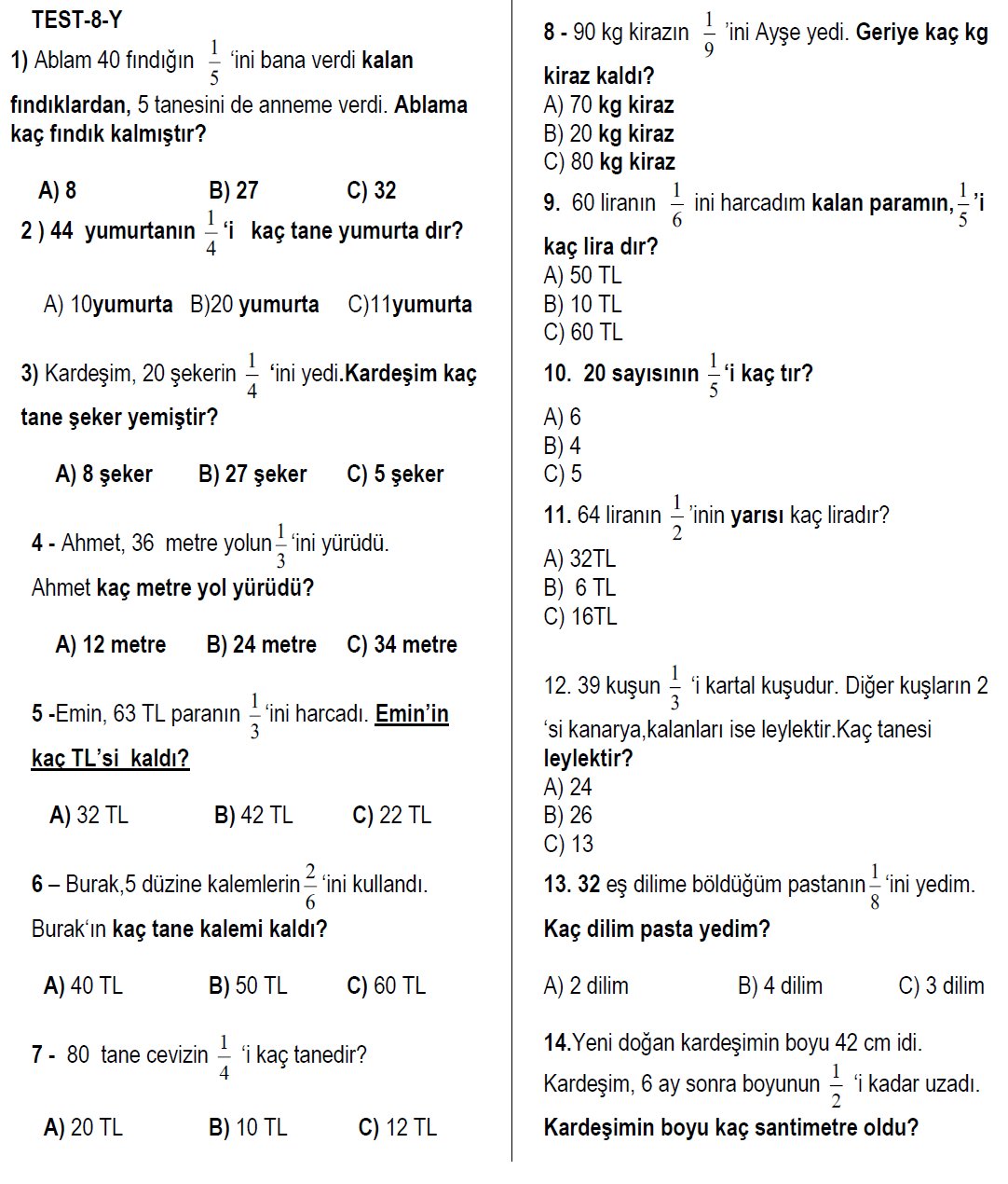 Testleri çöz 2 sınıf matematik - Sinif edebiyat ders kitabi cevaplari