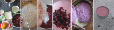 Zubereitung Beeren-Quark-Schmand-Torte