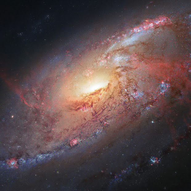 Seyfert Spiral Galaxy M106