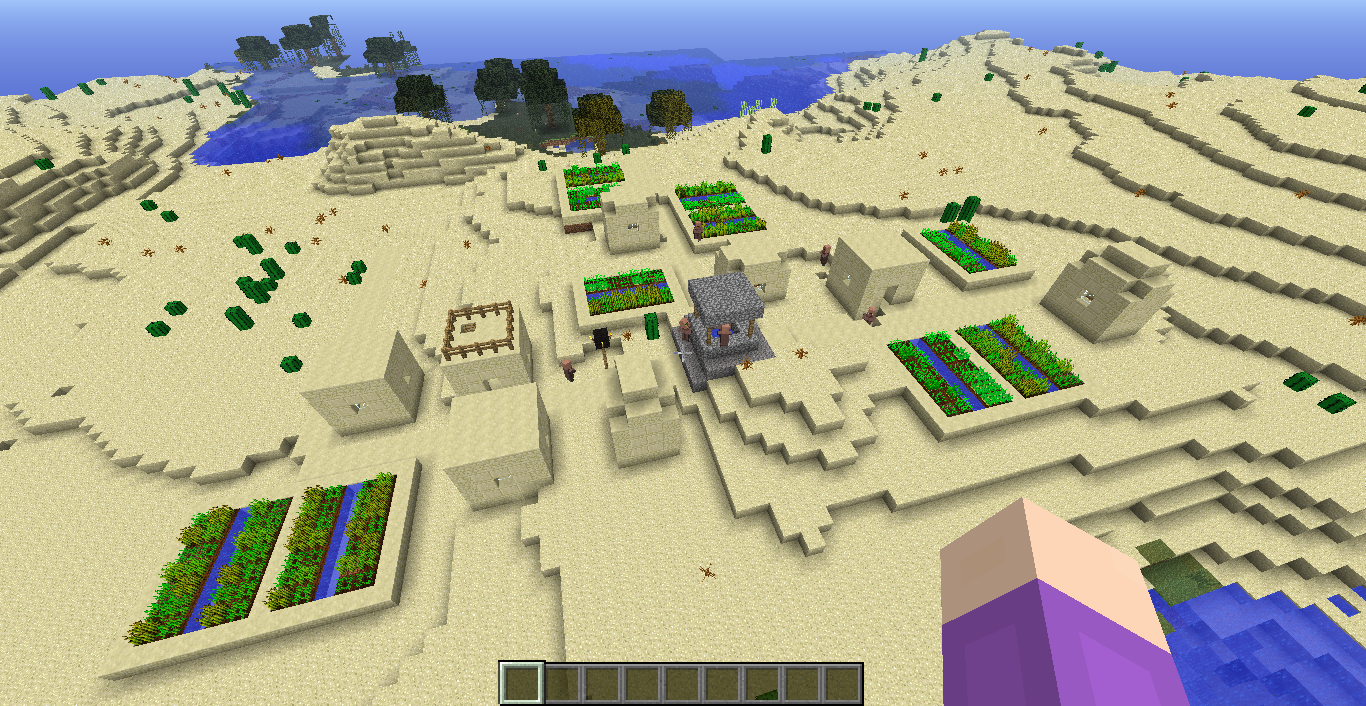 MINECRAFT: Semillas de minecraft con spawn al lado de una aldea 