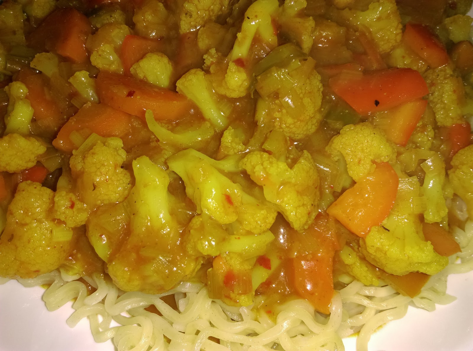 Măd's kitchen Cauliflower and leeks curry