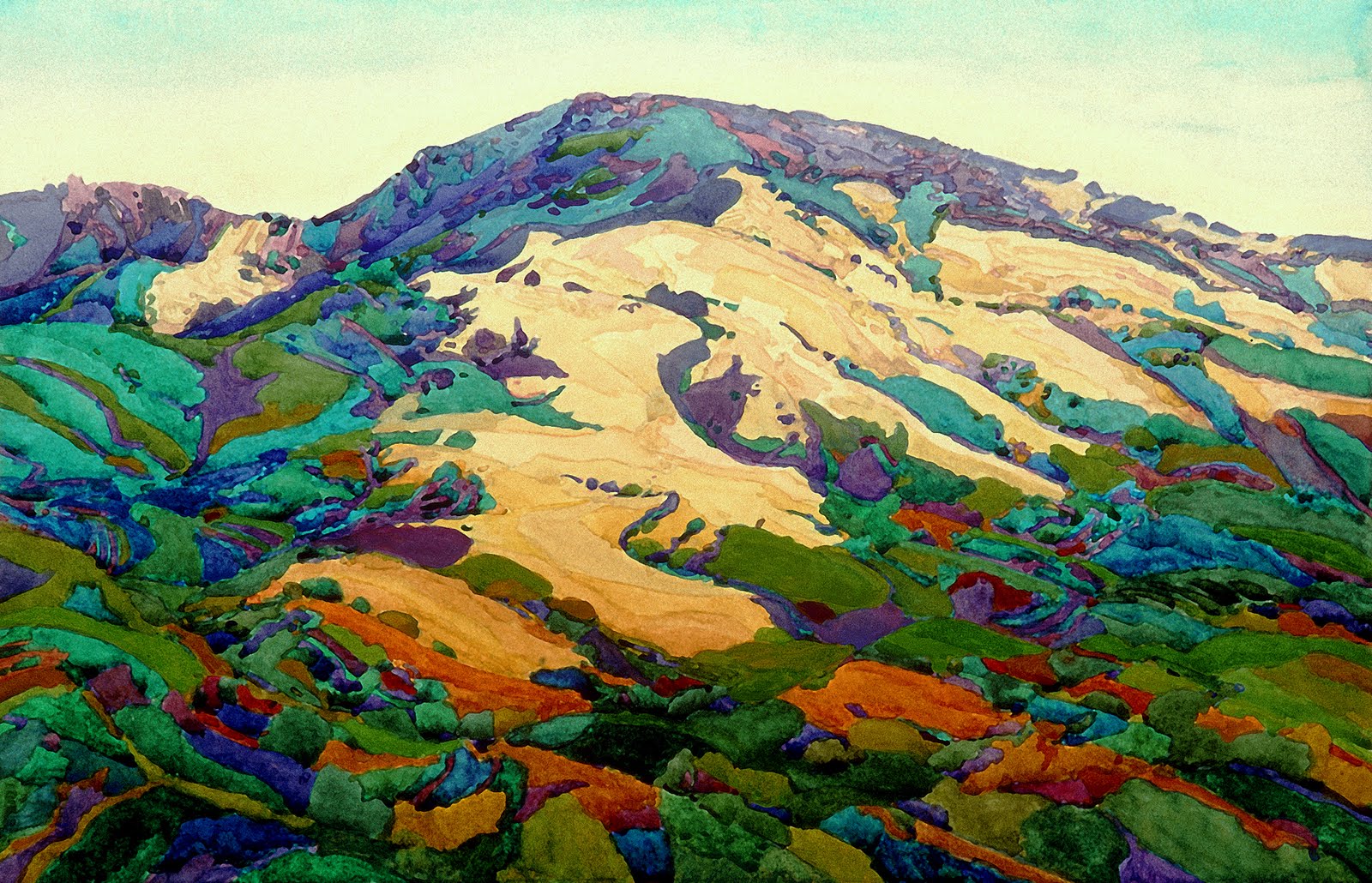 robin purcell california watercolors in the plein air tradition A