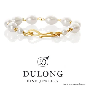 Crown-Princess Mary Dulong Fine Jewelry Anello pearl bracelet freshwater pearls