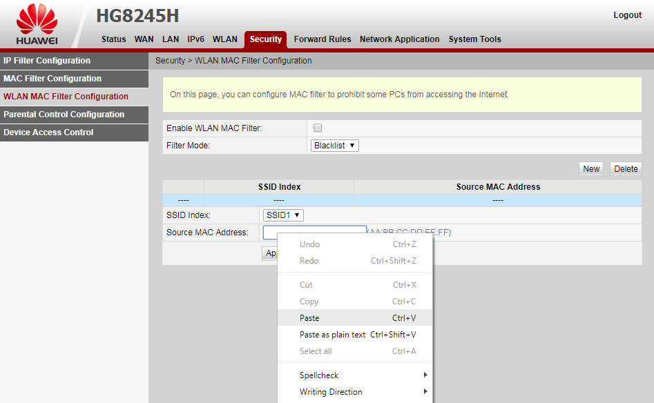 Farishy Cara Memblokir Pengguna Wifi Indihome Huawei Hg8245h