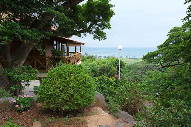 ocean view, mountains, Hydrangea Cafe, gardens