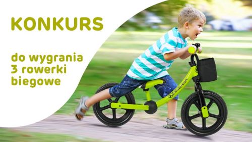 Wygraj rowerek biegowy Kinderkraft Konkurs