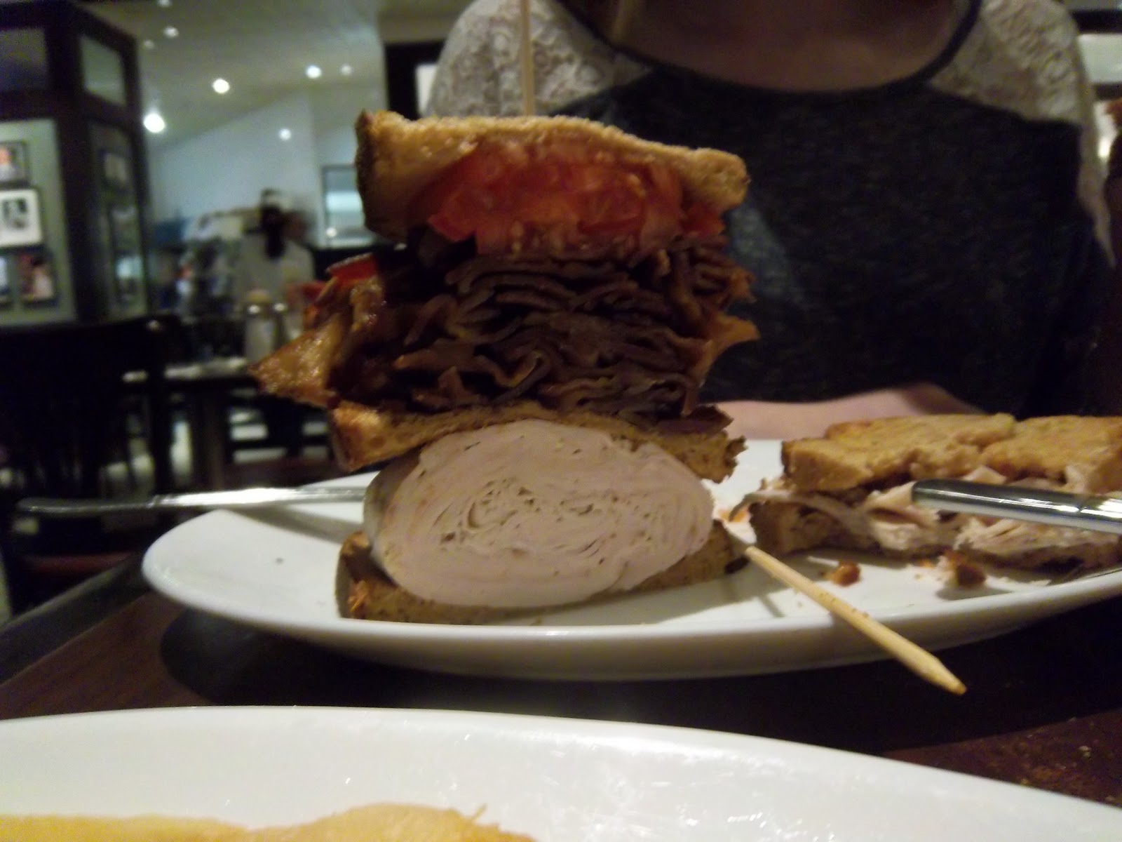 HayleysMom on Vegas Restaurant Review Carnegie Deli at The Mirage