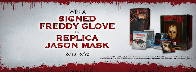 SPIRIT HALLOWEEN SUMMER SLASHER SWEEPSTAKES Spirit Halloween Stores want horror and slasher movie buffs to enter every 24 hours for the chance to win a Nightmare On Elm Street autographed Freddy Glove or a Friday The 13th Jason Mask!