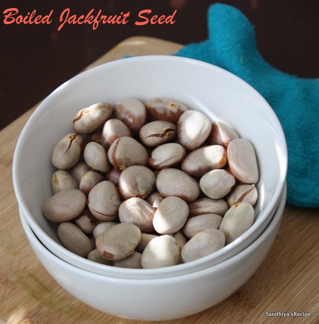 Sandhiya's Cookbook Boiled Jackfruit Seeds Palakottai