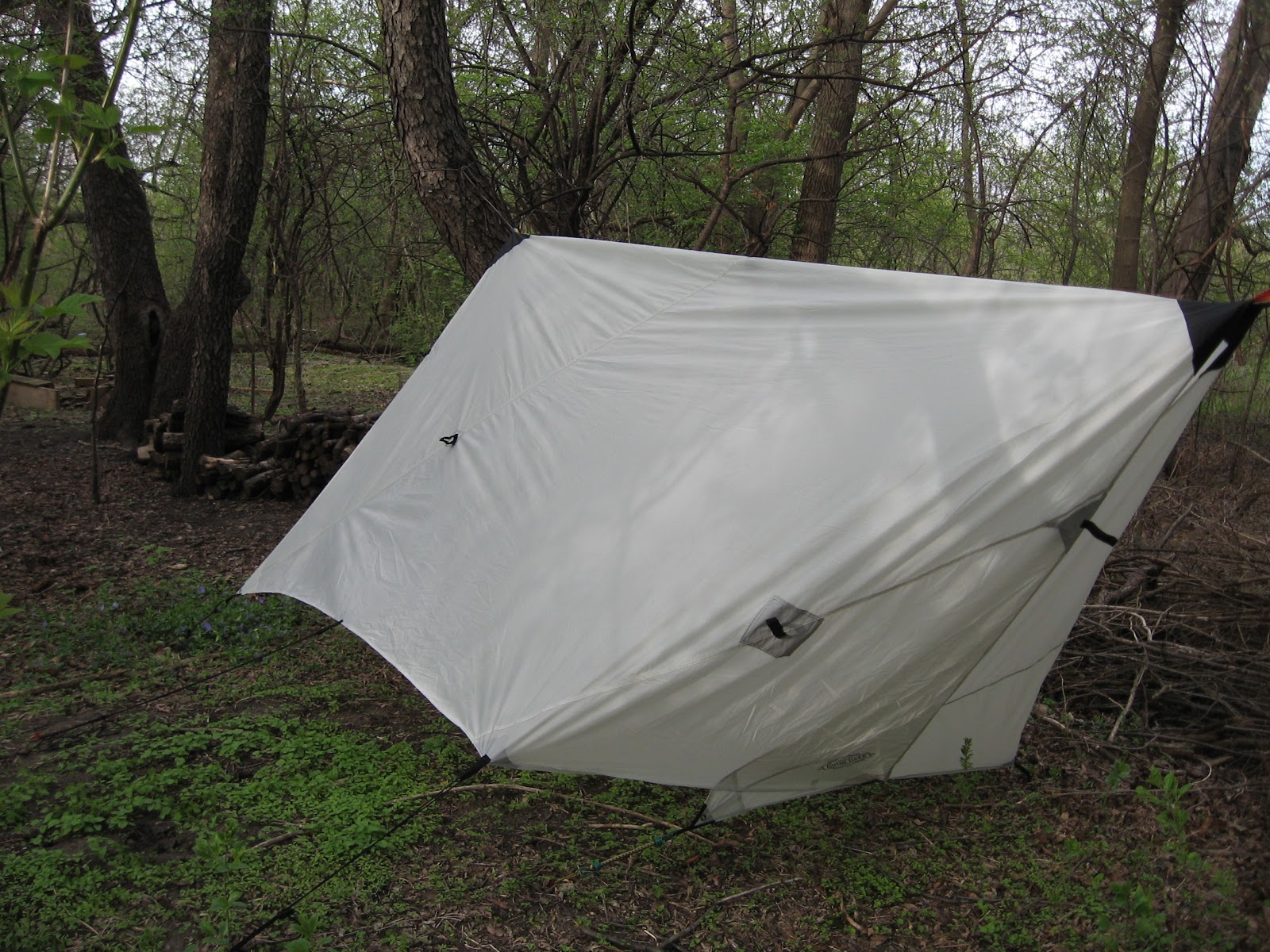 HIKING ILLINOIS Guide Gear 12x12 Tarp as modified
