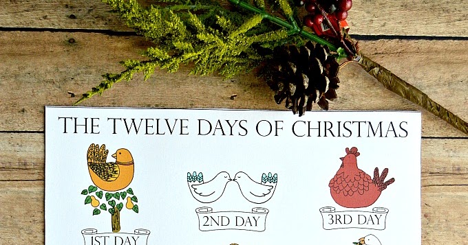 12 Days of Christmas Printable - My Someday in May