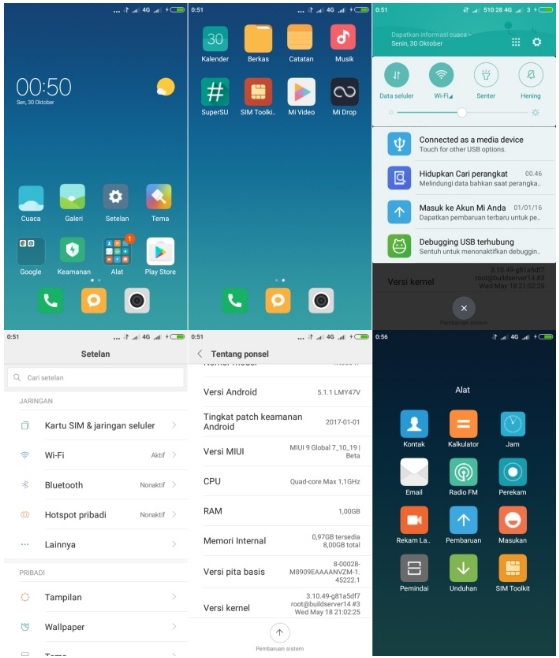 custom ROM MIUI 9 Andromax A dan E2