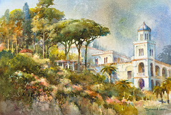 capri isle roland lee watercolor italy paintings painting sketchbook travel purchase