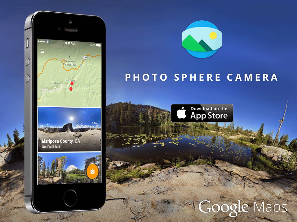 Google Ra Mắt Ứng Dụng Chụp Ảnh Panorama 360 Độ Photo Sphere Camera Cho iPhone