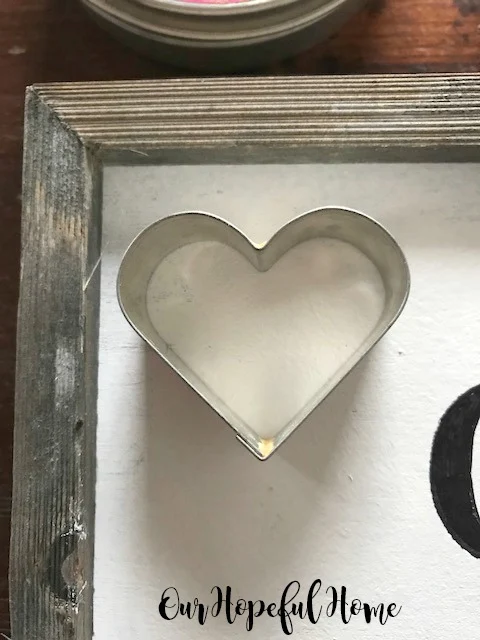 metal heart cookie cutter