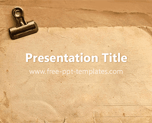 Antique PPT Template | Free PowerPoint Templates
