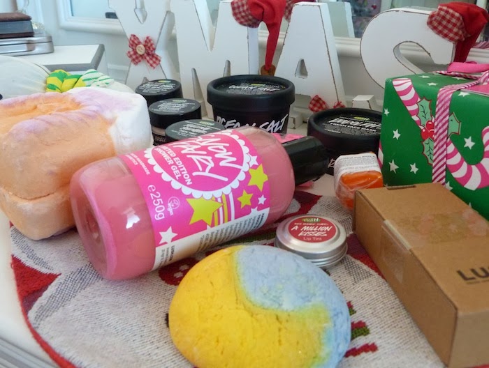 an image of lush christmas gift guide