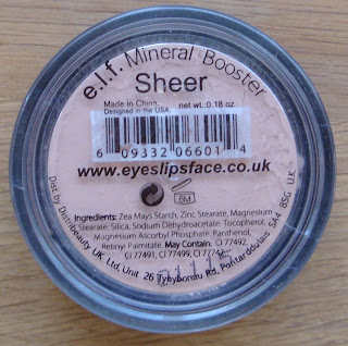 e.l.f Mineral Booster sheer review