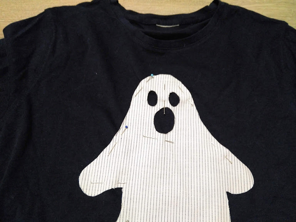 camiseta halloween hecha a mano
