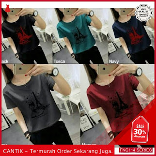 FNC114T47 Take Me To Paris Wanita Spandek BMGShop Serba 40 Ribuan
