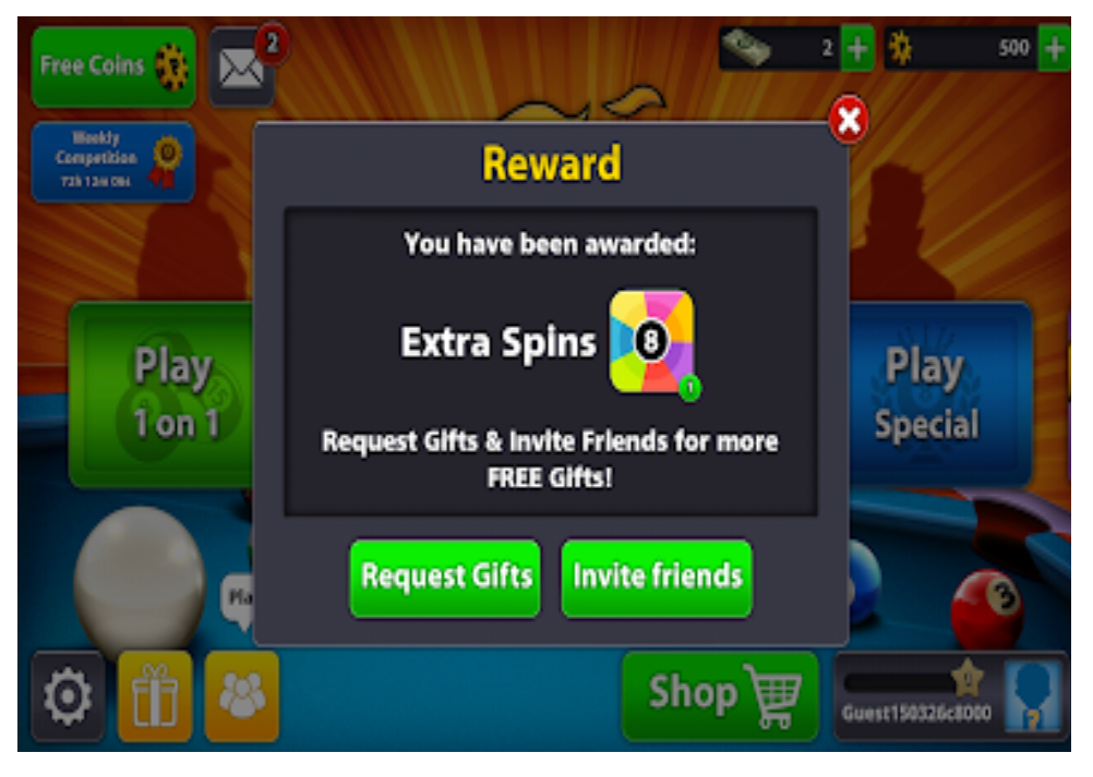 8 ball pool 19 November daily free gifts coins scratches ... - 