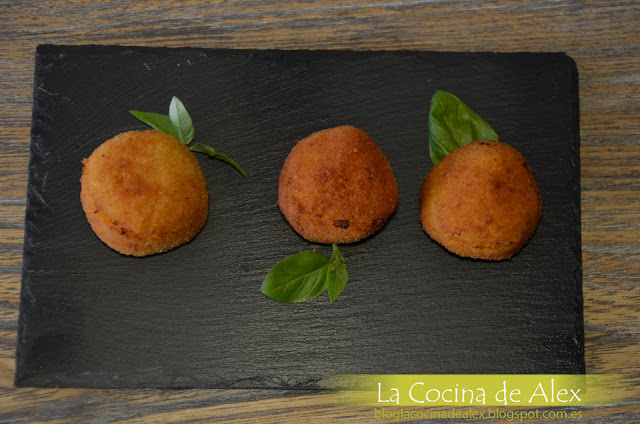 Croquetas De Puerro, Calabaza Y Queso.
