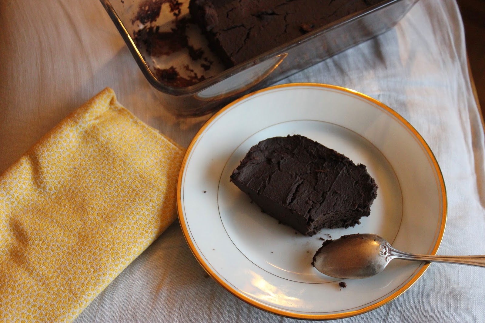 Fondant au chocolat et à la patate douce (vegan et sans gluten) https://cuillereetsaladier.blogspot.com/2015/01/fondant-au-chocolat-et-la-patate-douce.html