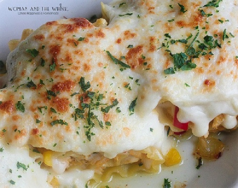 Woman and the Whisk Creamy Crab Lasagna RollUps