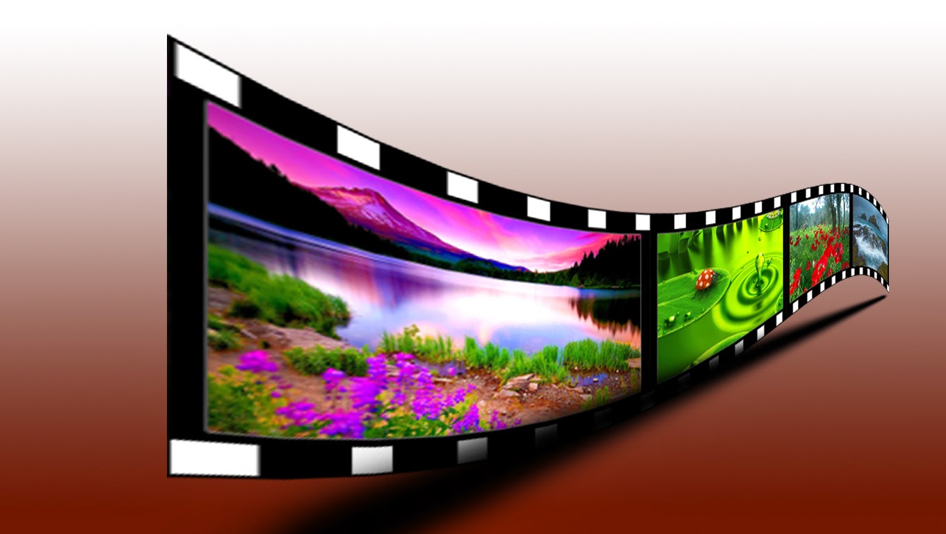 3D Film Roll Eeffect Using
