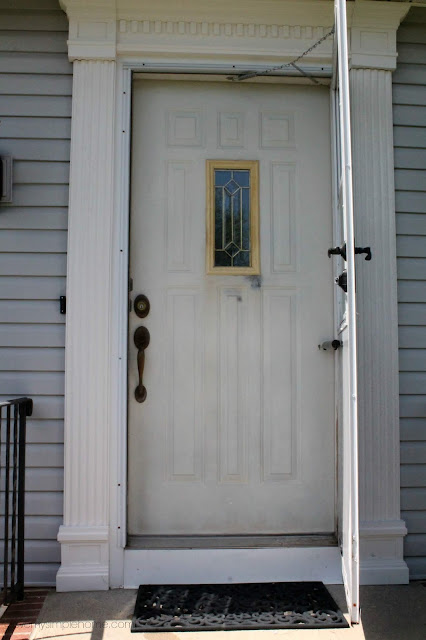 Front Door Reveal With The Color Teal Love My Simple Home