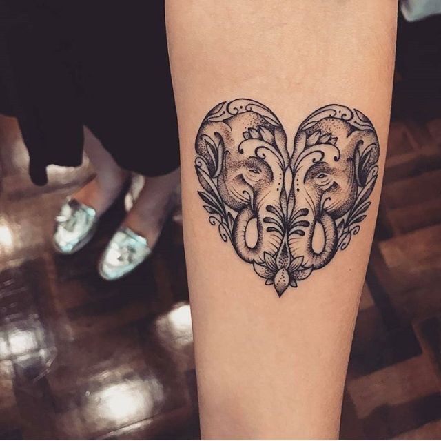 Tatuagens femininas de elefante Tatuagens femininas de elefante