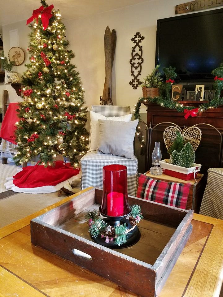 The Quaint Sanctuary { Classic Cozy Cabin Inspired Christmas Basement }