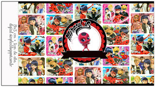Prodigiosa Ladybug: Etiquetas para Candy Bar de Cumpleaños para Imprimir Gratis. Etiquetas de Prodigiosa Ladybug para imprimir gratis.