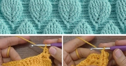 Beautiful Skills Crochet Knitting Quilting : Crochet Leaf Stitch