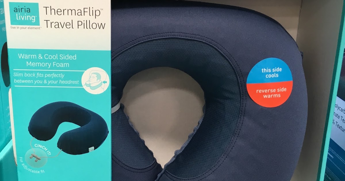 Aria Living ThermaFlip Travel Pillow Costco Weekender