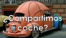 ¿Compartimos coche?