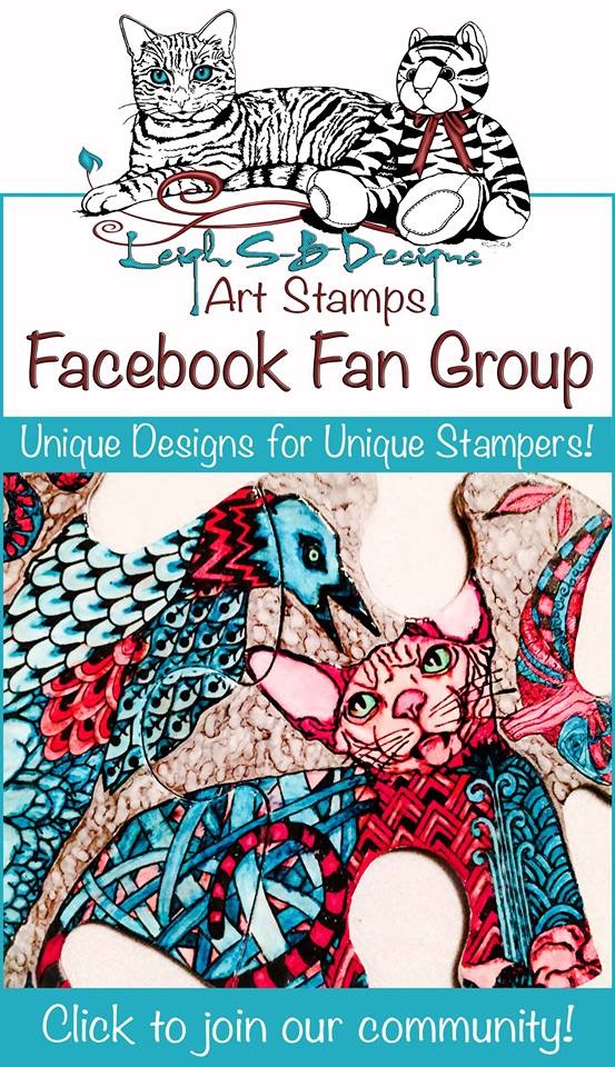 LeighSBDesigns Art Stamps Facebook Fan Group
